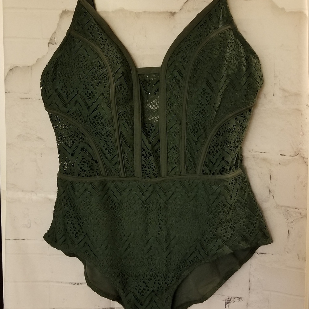 Womens coral swimsuit